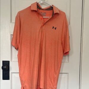 Under Armour Men's Vibrant Orange Polo
